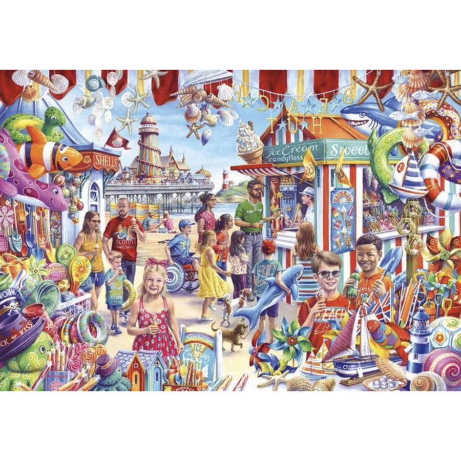 Souvenirs de bord de mer - puzzle de pièces 250XL-2