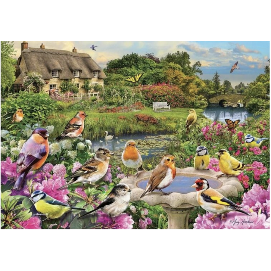 Birdsong by the Stream  - 250 XL pieces jigsaw puzzle-2