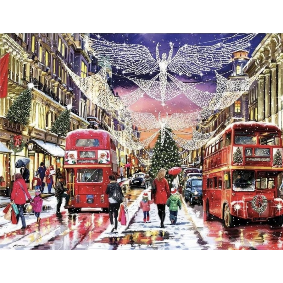 Regent Street at Christmas - puzzle de pièces 500XL-2