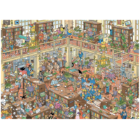 thumb-The Library - Jan van Haasteren - puzzle of 500 XL pieces-2