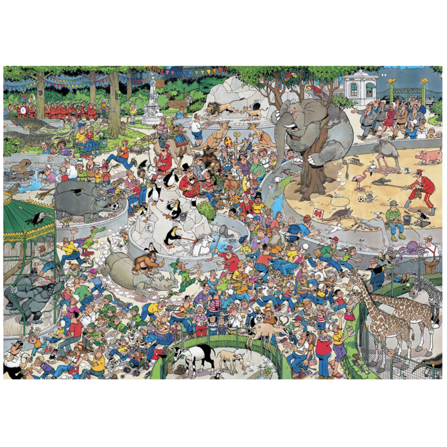 The Zoo - Jan van Haasteren - puzzle of 500 XL pieces-2