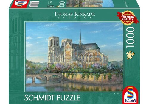  Schmidt Notre dame  - Thomas Kinkade - 1000 pieces 