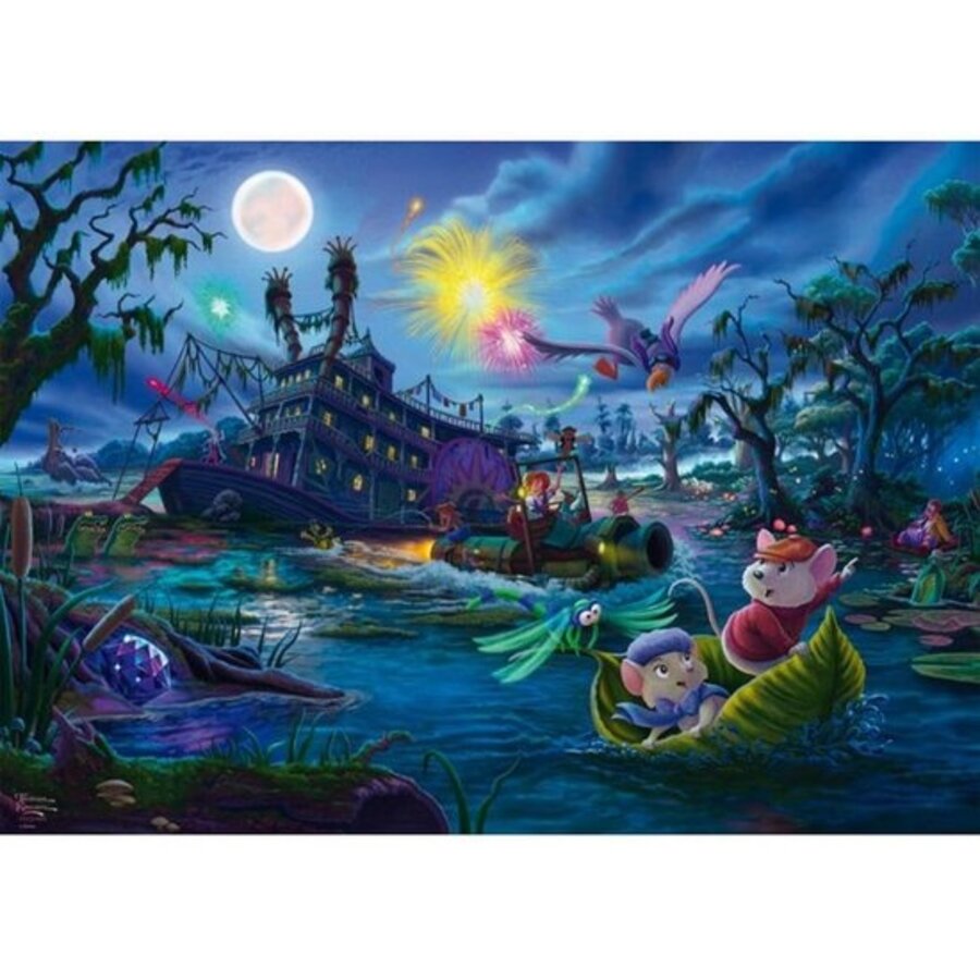 Rescuers - Thomas Kinkade - jigsaw puzzle of 1000 pieces-2