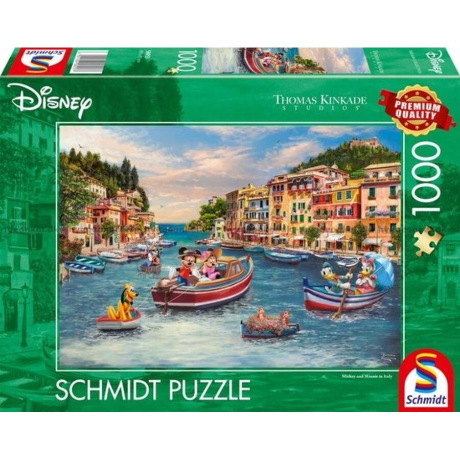 Micky et Minnie en Italien - puzzle de 1000 pièces-1
