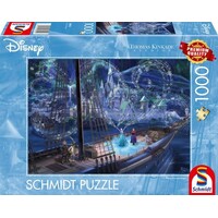 thumb-Disney Frozen - Amour et Magie - Thomas Kinkade - puzzle de 1000 pièces-1