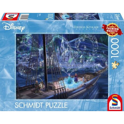  Schmidt Disney Frozen - Amour et Magie - Thomas Kinkade - 1000 pièces 