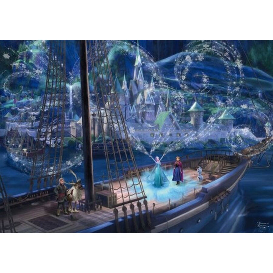 Disney Frozen - Liefde en Magie - Thomas Kinkade - puzzel van 1000 stukjes-2