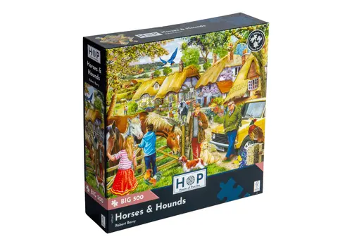  HOP  Horses & Hounds - 500 XL pieces 