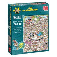 thumb-Hooray, Jan 90 years! - Expert 8 - Jan van Haasteren - puzzle of 500 pieces-1