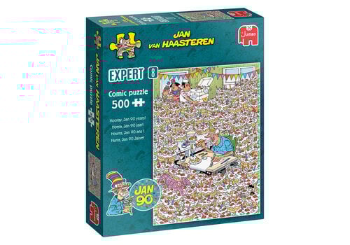  Jumbo Hoera, Jan 90 jaar! - Expert 8 - JvH - 500 stukjes 