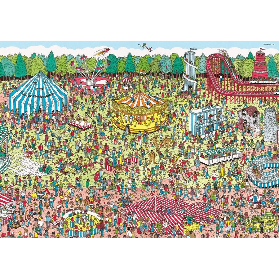 Waar is Wally - Kermis - leg- en zoekpuzzel van 1000 stukjes-2