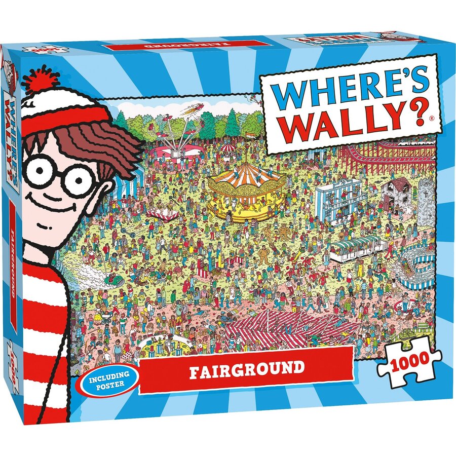 Waar is Wally - Kermis - leg- en zoekpuzzel van 1000 stukjes-1