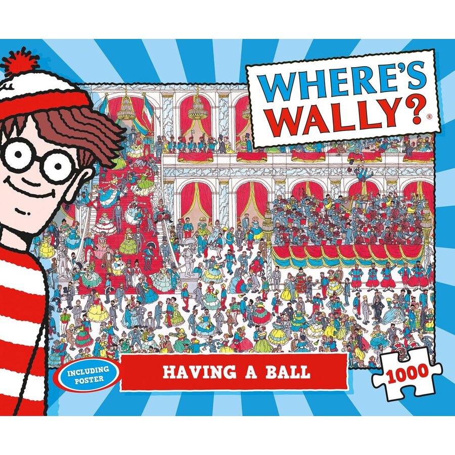 Waar is Wally - Het Galabal - leg- en zoekpuzzel van 1000 stukjes-4