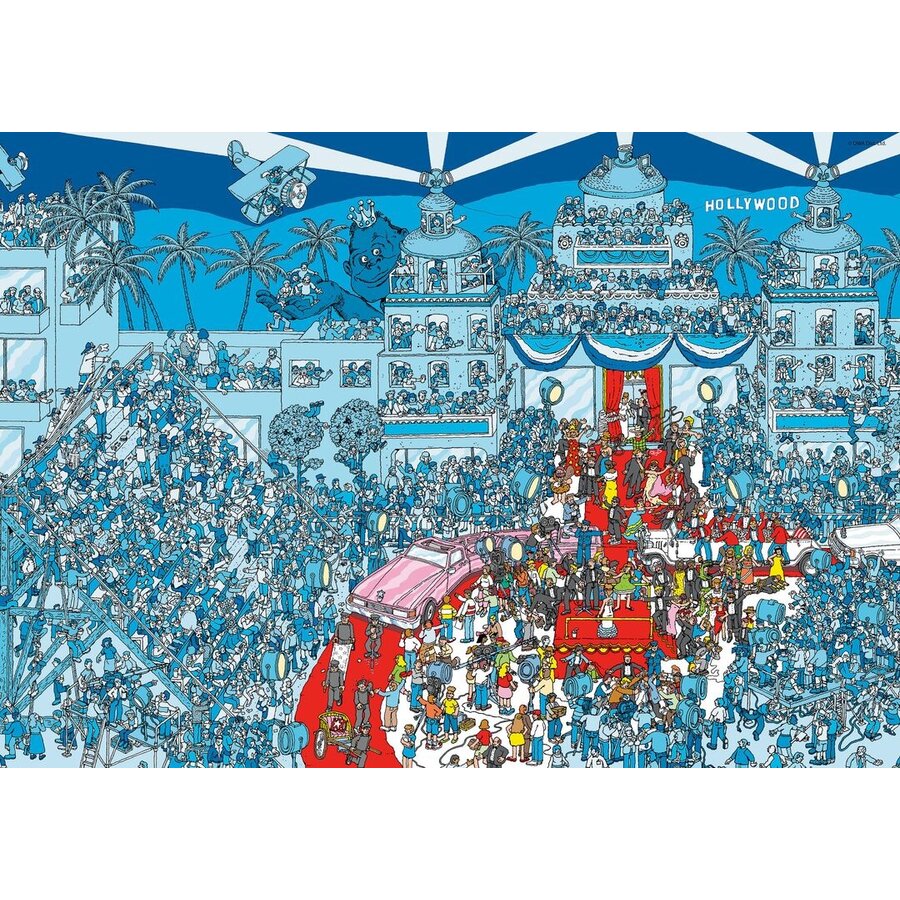 Where's Wally - When The Stars Come Out - jigsaw-search puzzle of 1000 pieces-2