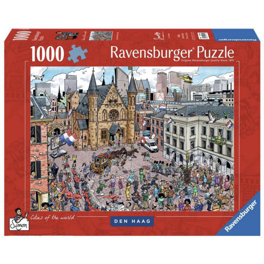 Den Haag -  Cities of the World -  puzzel van 1000 stukjes-1