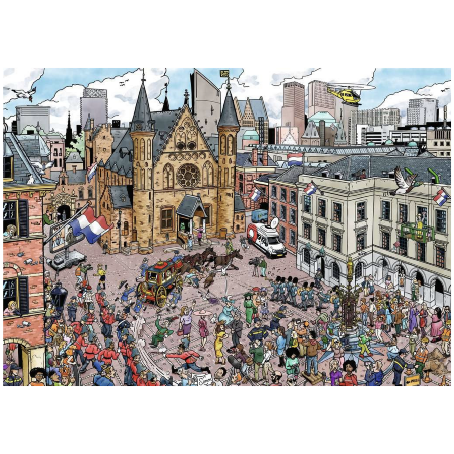 Den Haag -  Cities of the World -  puzzel van 1000 stukjes-2