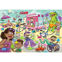 thumb-Wasgij Junior 1  - Iced Screams! - 240 stukjes-4