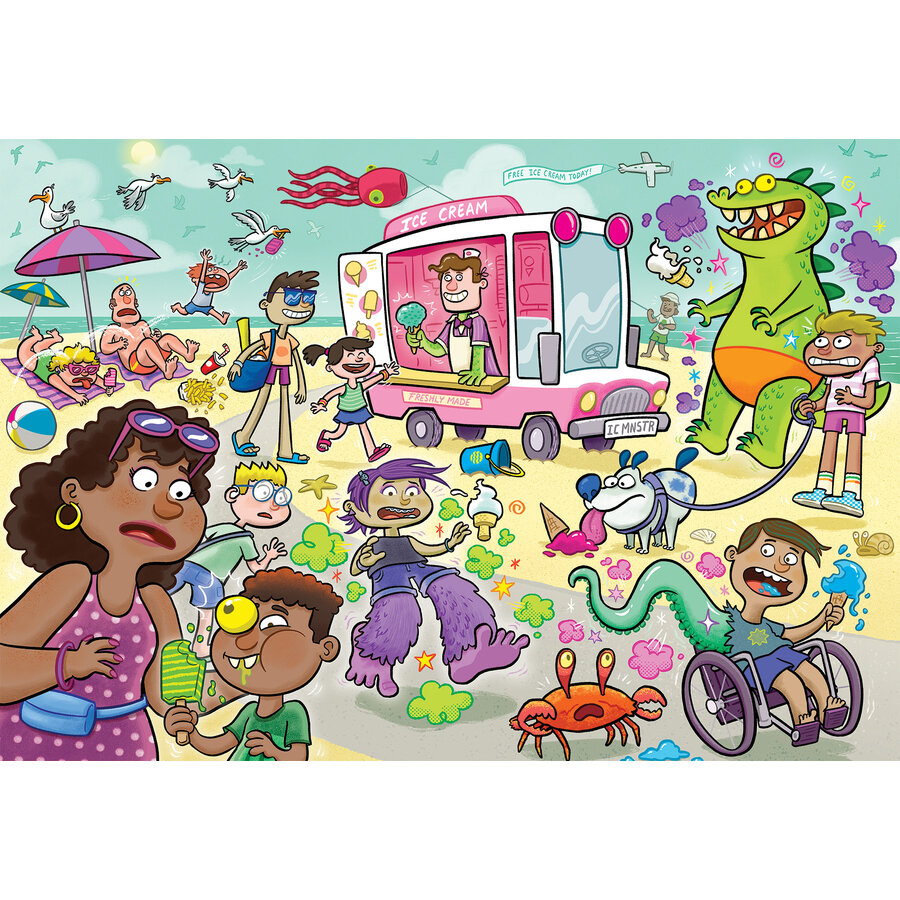 Wasgij Junior 1  - Iced Screams! - 240 stukjes-4