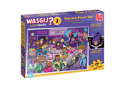  Jumbo Wasgij Junior 2  - Popcorn Power-Up! - 240 stukjes 