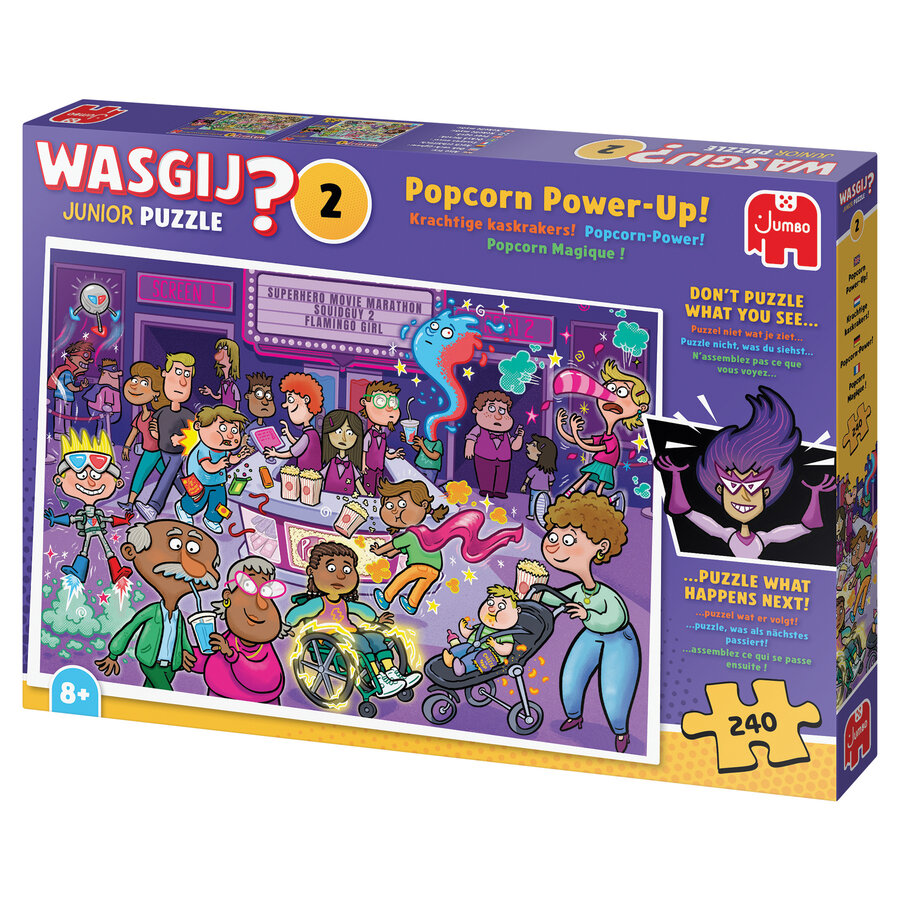 Wasgij Junior 2  - Popcorn Power-Up! - 240 stukjes-2