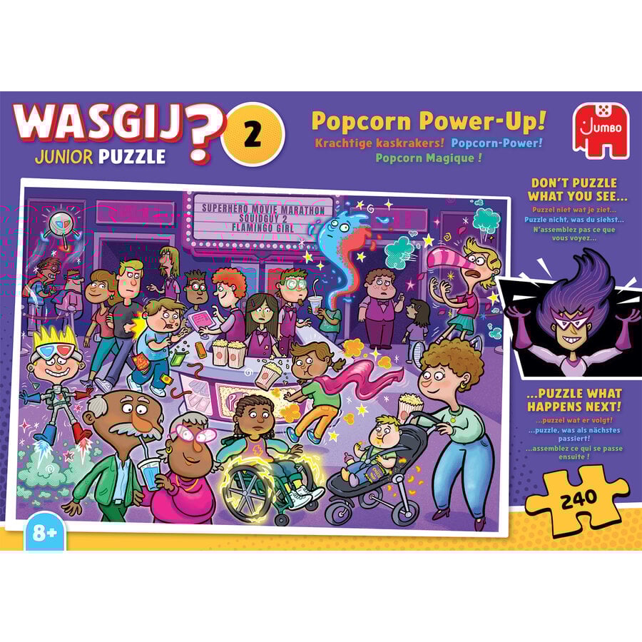 Wasgij Junior 2  - Popcorn Power-Up! - 240 stukjes-3