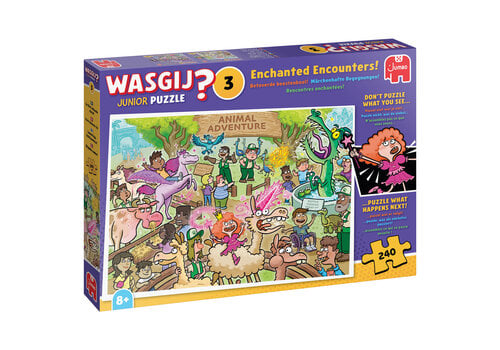  Jumbo Wasgij Junior 3  - Enchanted Encounters! - 240 pieces 