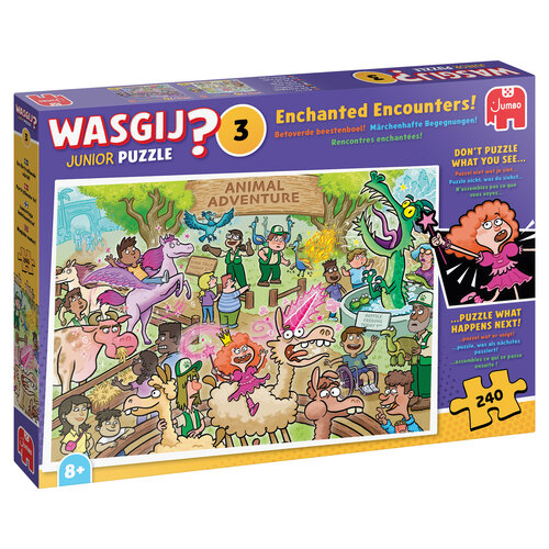  Jumbo Wasgij Junior 3  - Enchanted Encounters! - 240 pieces 
