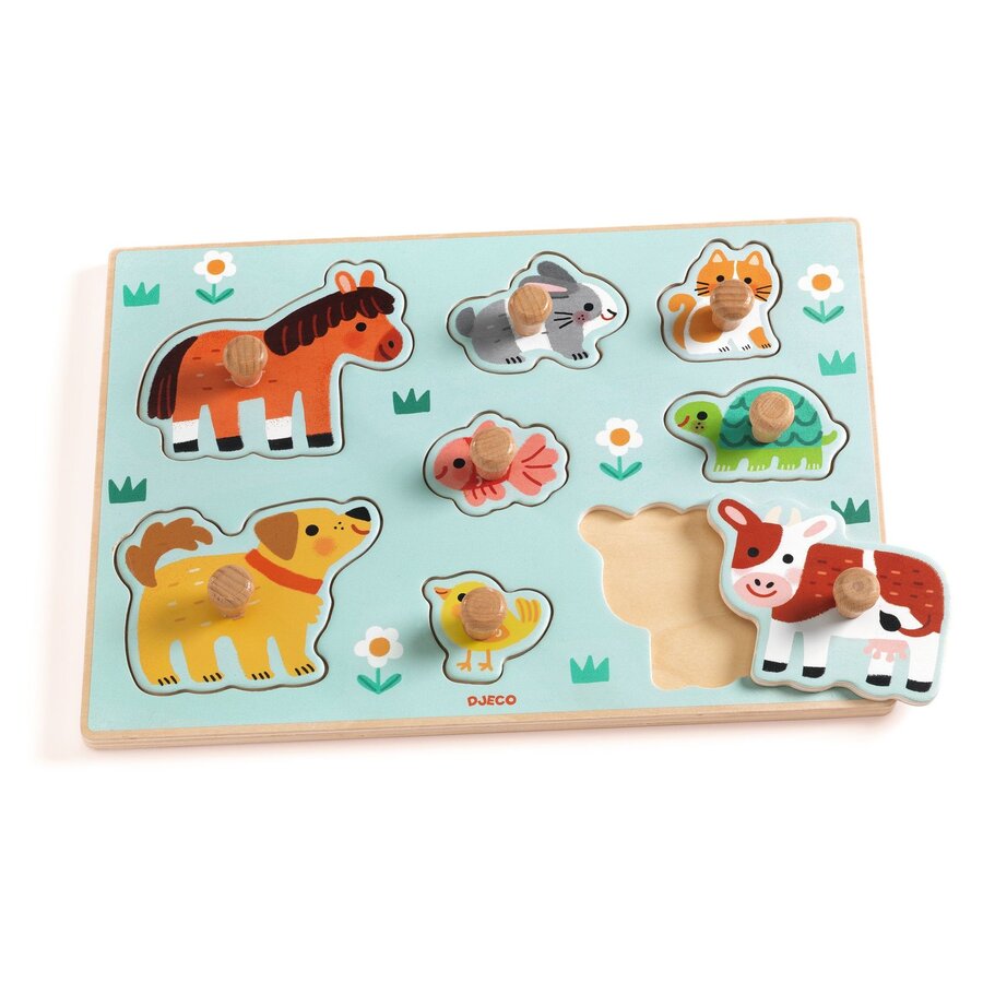 Dog'n Co - Puzzle en bois à encastrer - 8 pièces-4