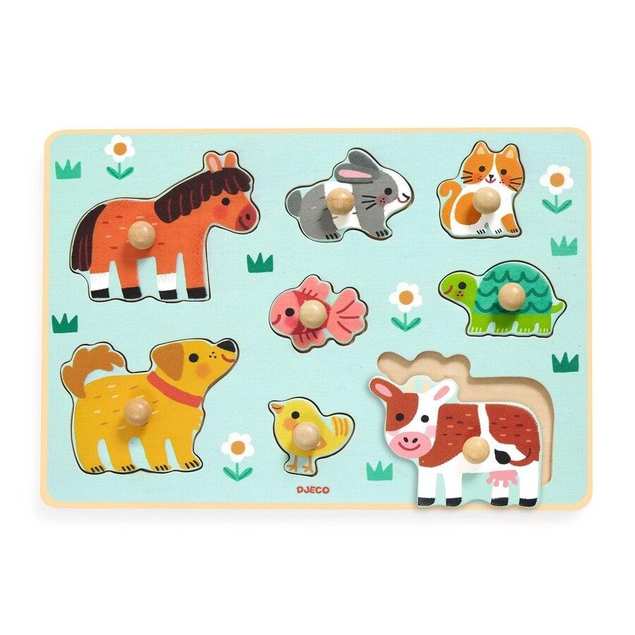 Dog'n Co - Wooden jigsaw puzzle -  8 pieces-2