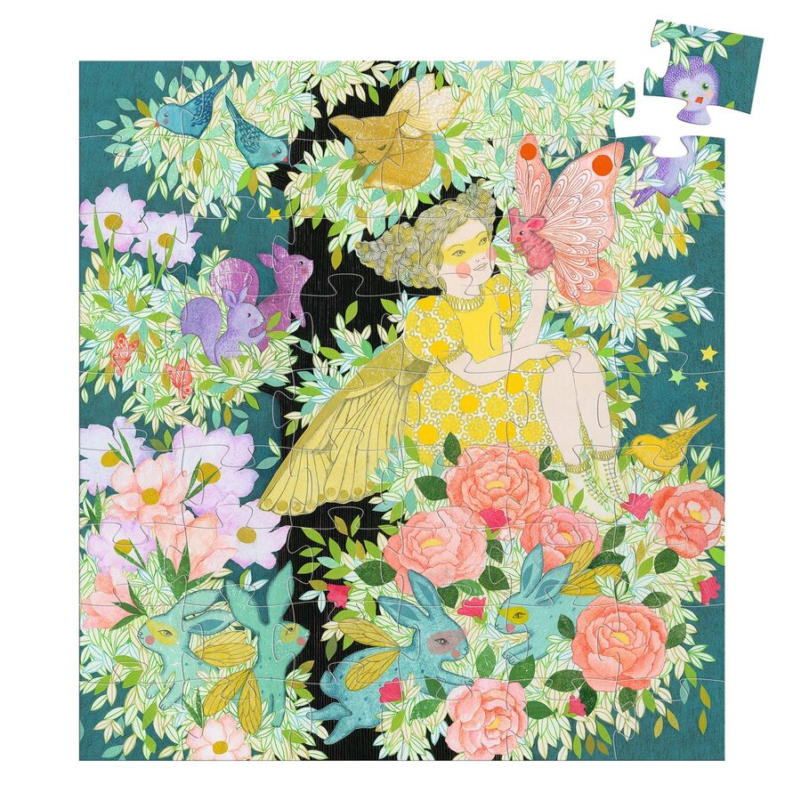 Flora's Tree - Silhouet puzzle of 54 pieces-2