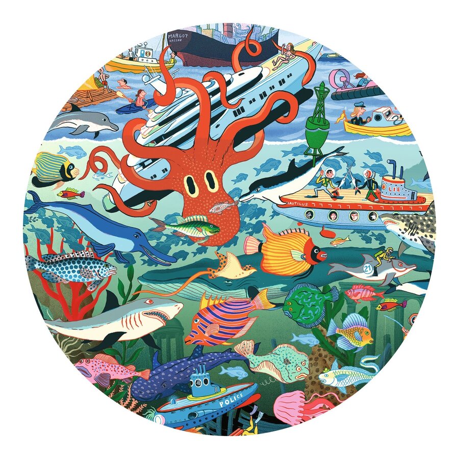 Secrets of the Sea  - Observation puzzle of 200 pieces-4