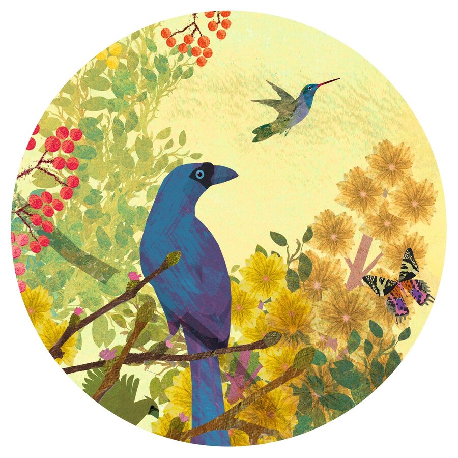 Peaceful birds - puzzel van 1000 stukjes - Panorama-3