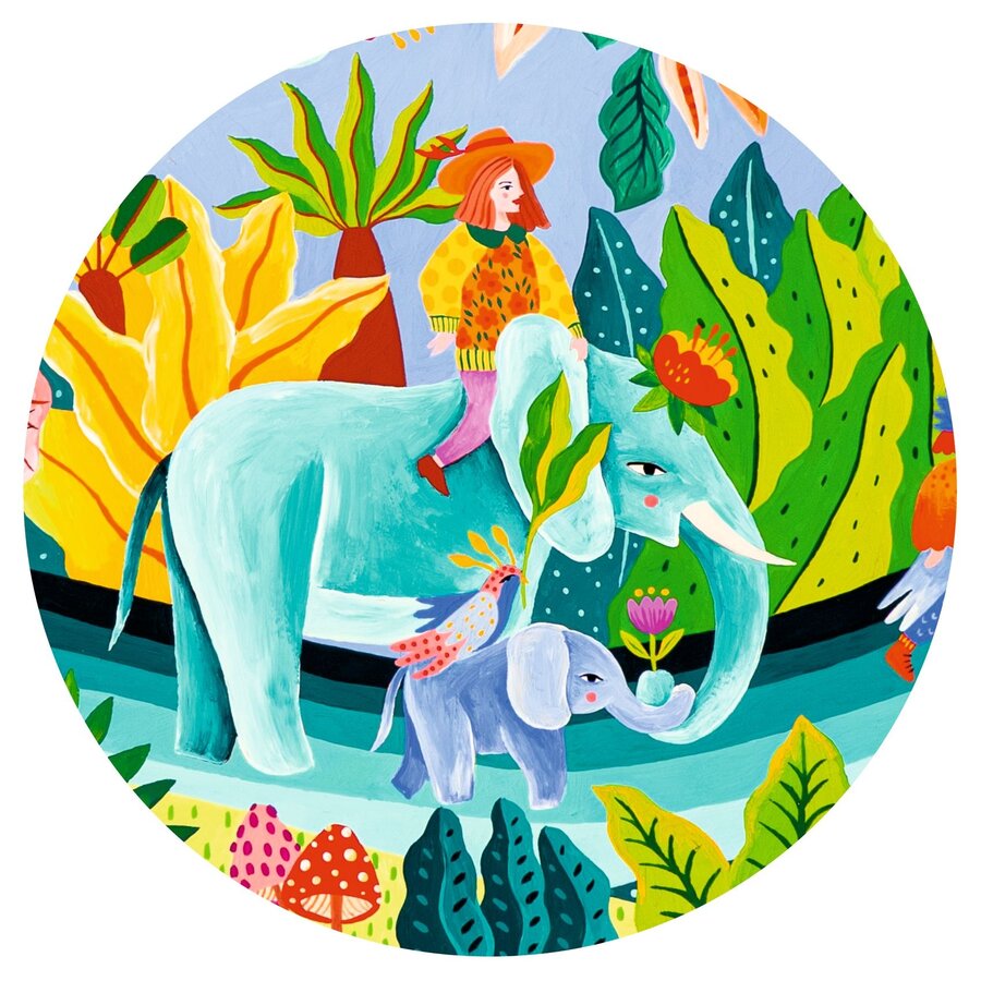 La fiesta - puzzle de 1000 pièces - Panorama-4