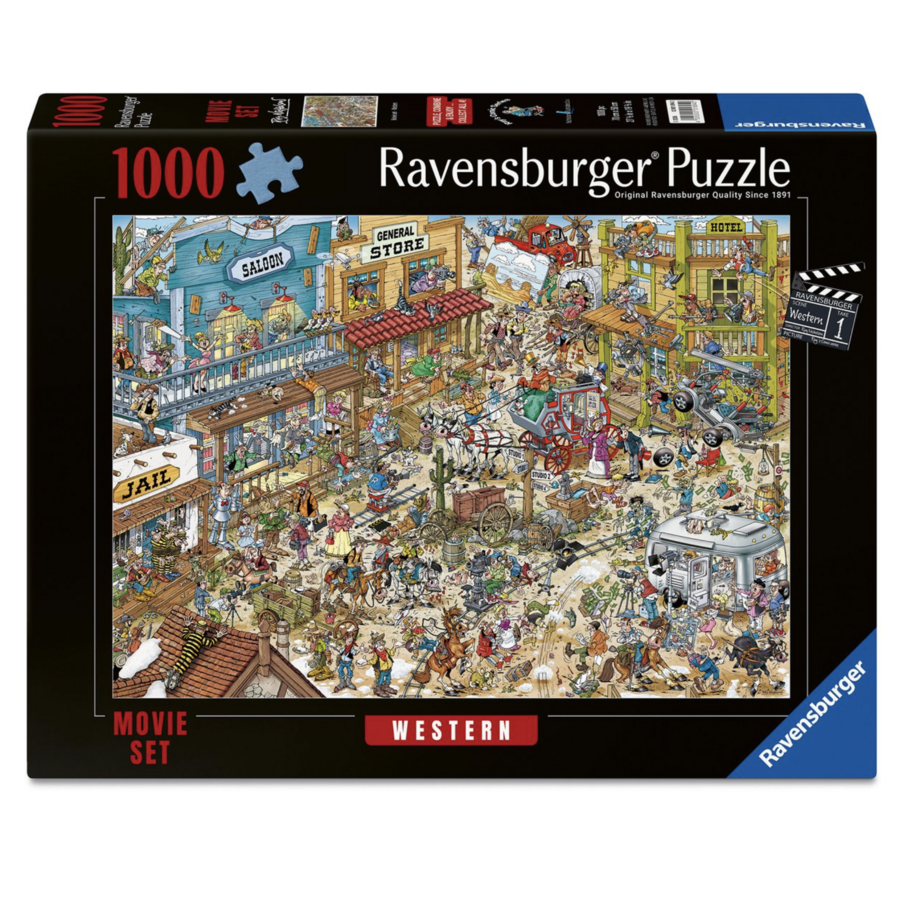 Western - Movie Set - Ray Nicholson - puzzel van 1000 stukjes-1