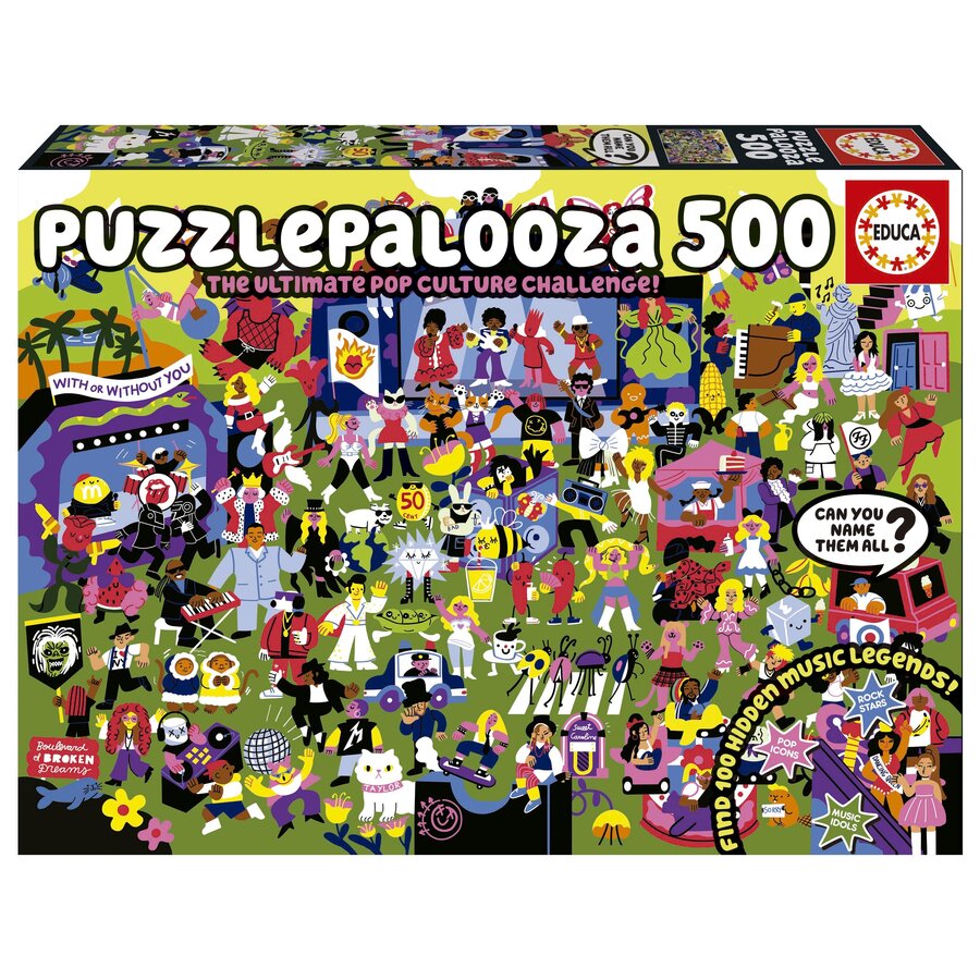 Puzzelpalooza - jigsaw puzzle of 500 pieces-1
