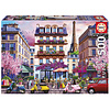 Educa Paris Shopping District - jigsaw puzzle of 500 pieces