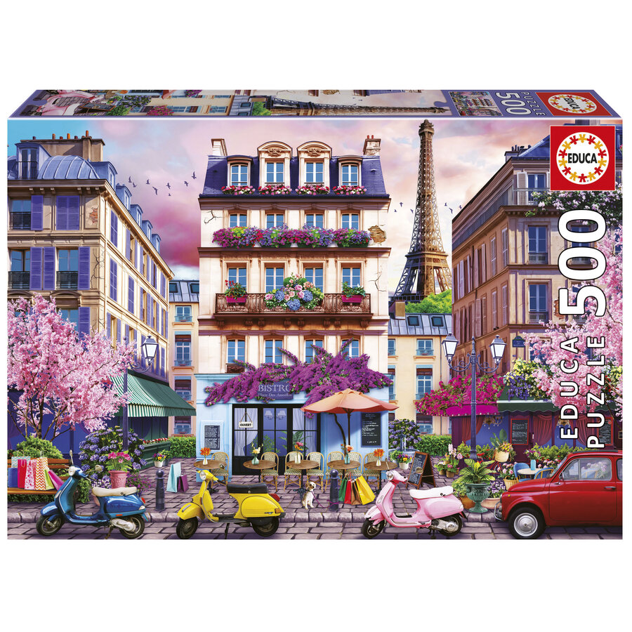 Quartier Commercial De Paris - puzzle de 500 pièces-1