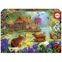 Capibara - legpuzzel van 500 stukjes