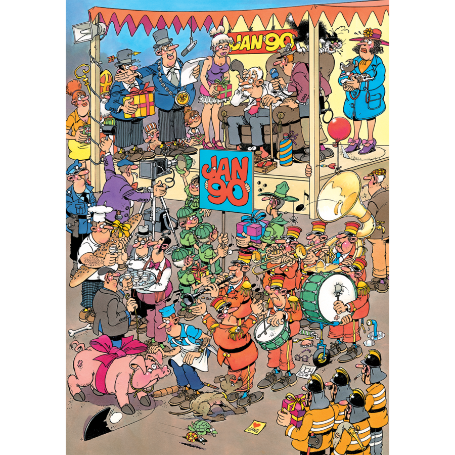 Fijne 90ste! - Jan van Haasteren - puzzel van 500 stukjes-2