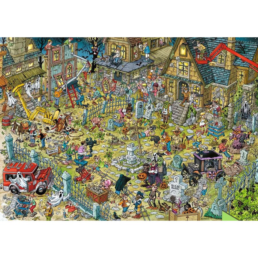 Haunted Town - Movie Set - Ray Nicholson - puzzel van 1000 stukjes-2