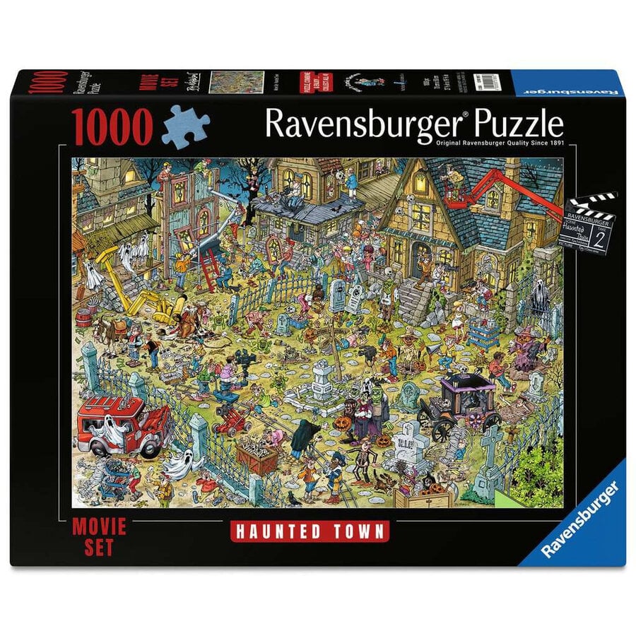 Haunted Town - Movie Set - Ray Nicholson - puzzel van 1000 stukjes-1