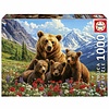 Educa Grizzly Bears In Canada  - puzzle of 1000 pieces