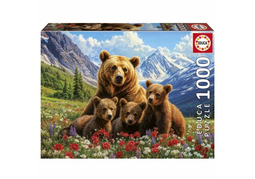  Educa Grizzly Bears In Canada - 1000 pieces 