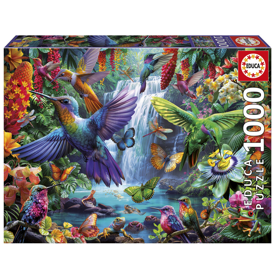 Tropische Kolibries -  puzzel 1000 stukjes-1