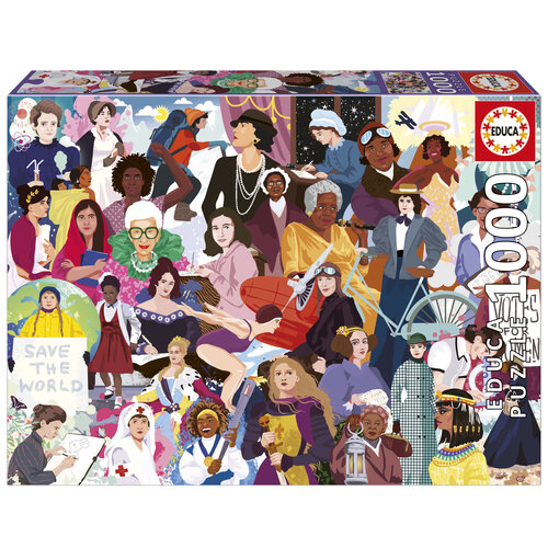  Educa Iconic Women - 1000 pieces 