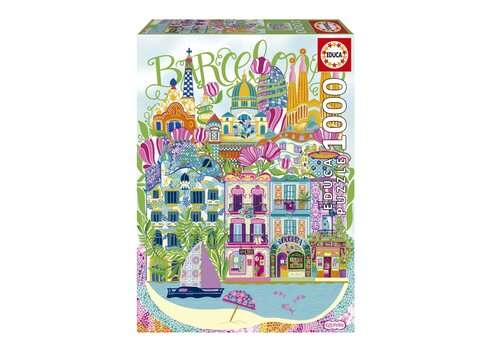  Educa Barcelone, Car Pintos - 1000 pieces 