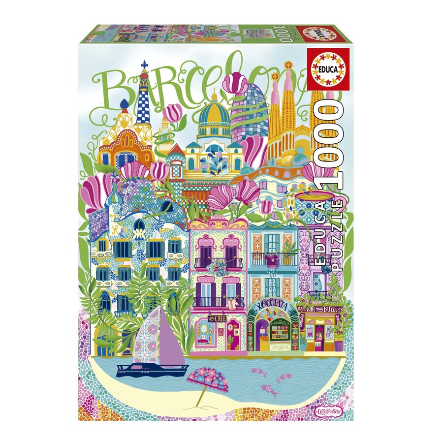 Barcelone, Car Pintos - puzzle of 1000 pieces-1