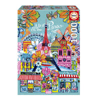 Paris, Car Pintos - puzzle of 1000 pieces