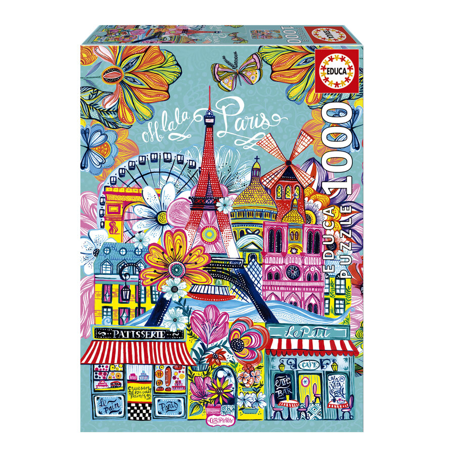 Paris, Car Pintos - puzzle de 1000 pièces-1