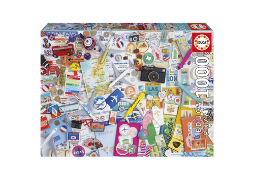  Educa Collage De Voyages  - 1000 pièces 